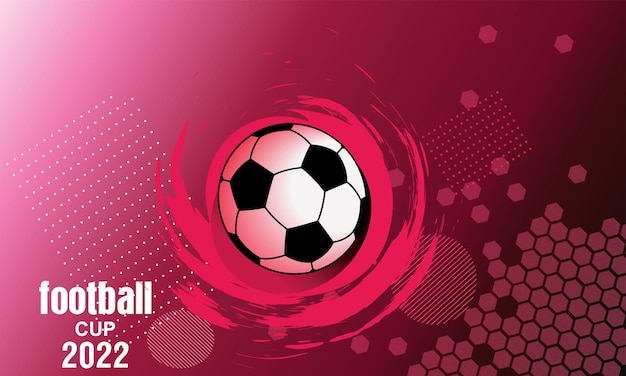 Vector illustration football cup Football or soccer abstract background, football cup , soccer ball.