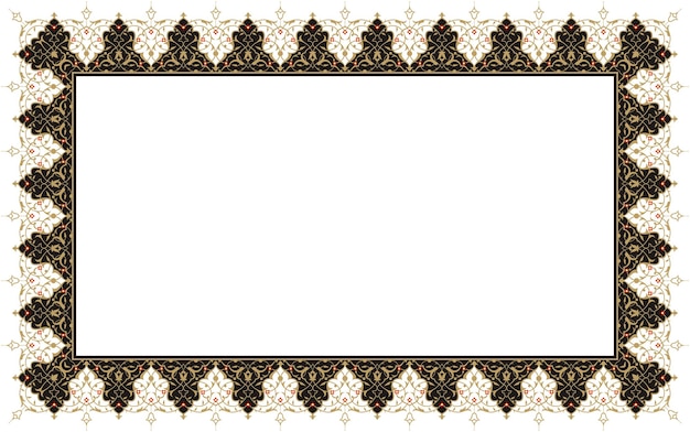 Vector illustration for frame border corner design template Elements in eastern style