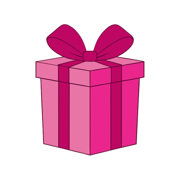 Vector vector illustration of gift box