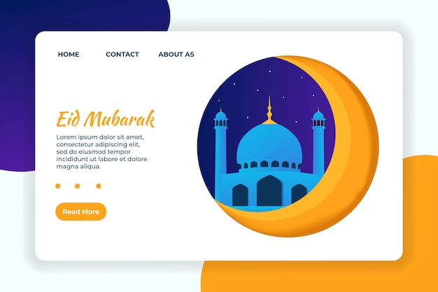 vector illustration graphic uiux eid mubarak