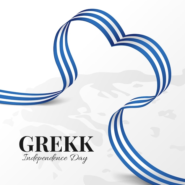 Vector Illustration of Greek Independence Day.