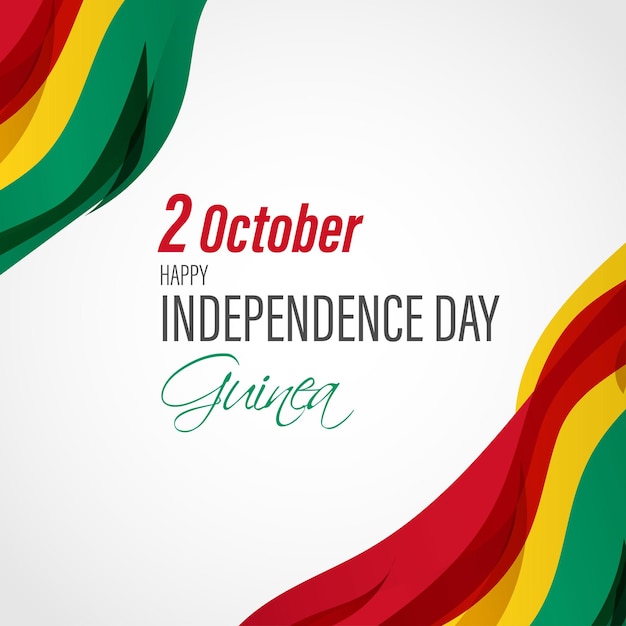 Vector illustration for Guinea Independence Day