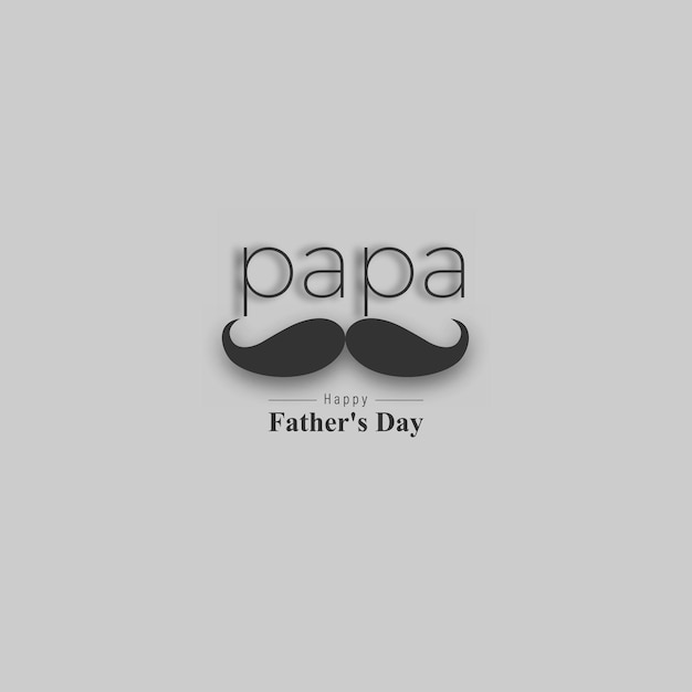 Vector illustration of Happy Father's Day 18 June social media feed story mockup template