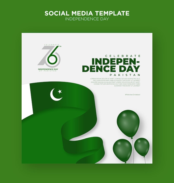 vector illustration of happy independence day in pakistan celebration on 14 august sale discount