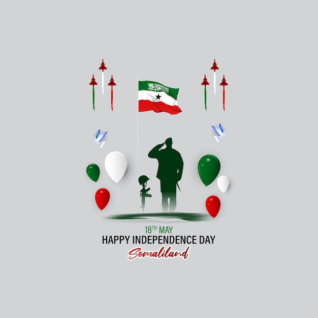 Vector illustration for Happy Independence Day Somaliland