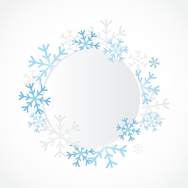 Vector Illustration for Hello Winter background