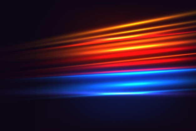 Vector illustration of high speed light effect abstract colorful speed background with lines in shap