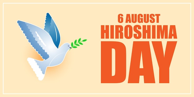 Vector illustration for Hiroshima Day