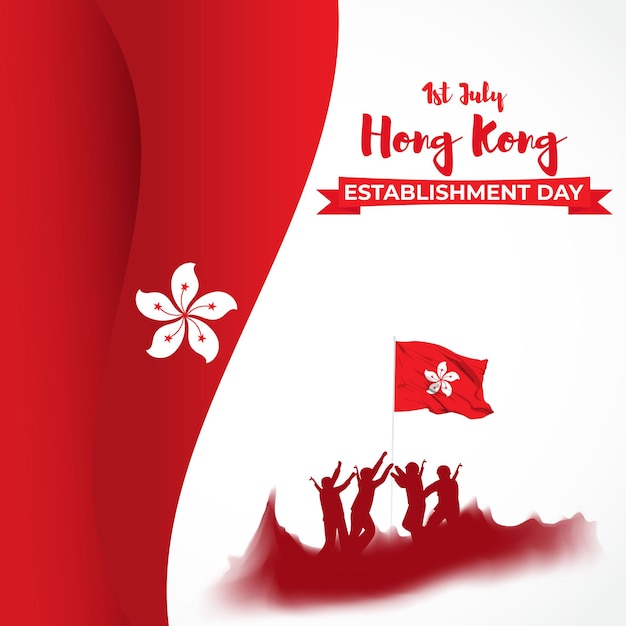 Vector illustration for Hongkong Establishment Day