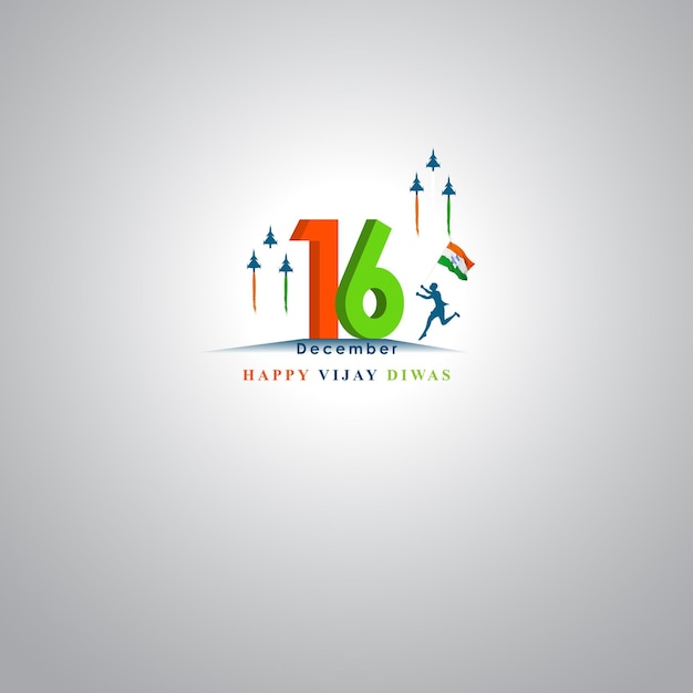 Vector illustration of India Vijay Diwas banner