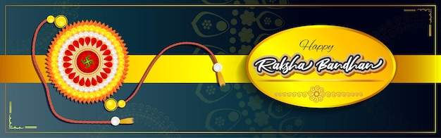 Vector illustration for Indian festival Raksha Bandhan greeting