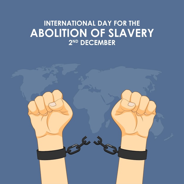 Vector illustration of International Day for the Abolition of Slavery