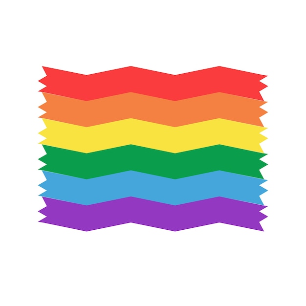 Vector illustration of lgbt flag colorful lgbt background