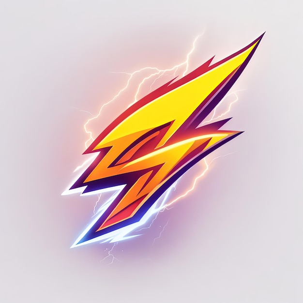 Vector illustration Lightning and thunder