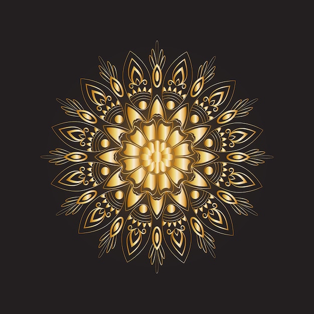 Vector Illustration of Mandala Design