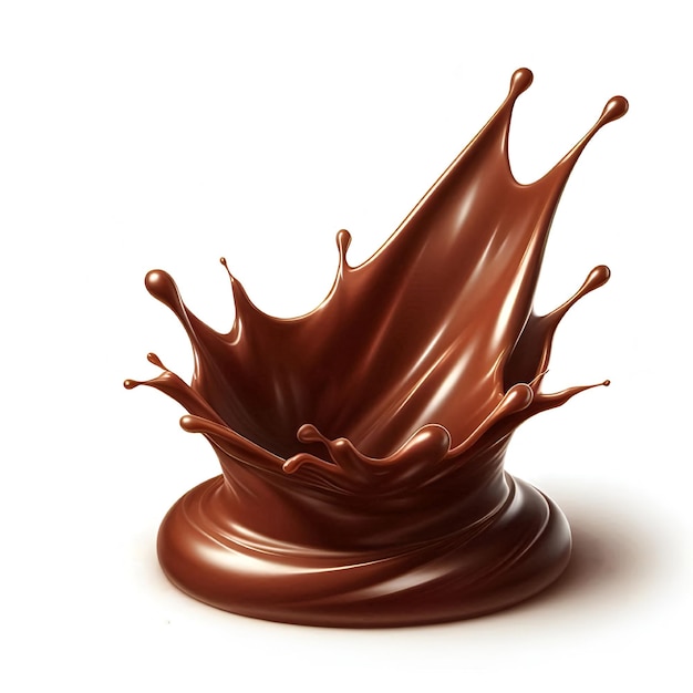 Vector illustration melted chocolate World Chocolate Day