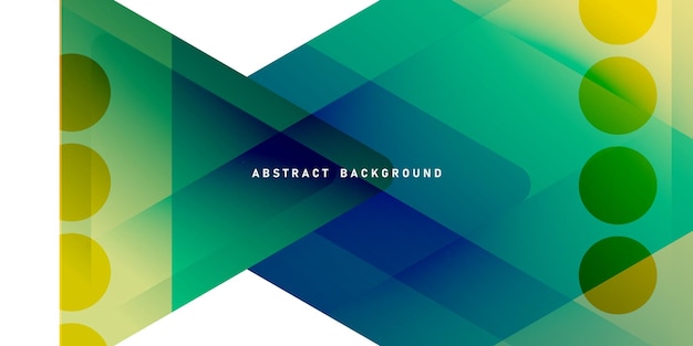 Vector illustration of modern geometric design colorful abstract background