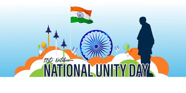 Vector illustration for national Unity Day of India