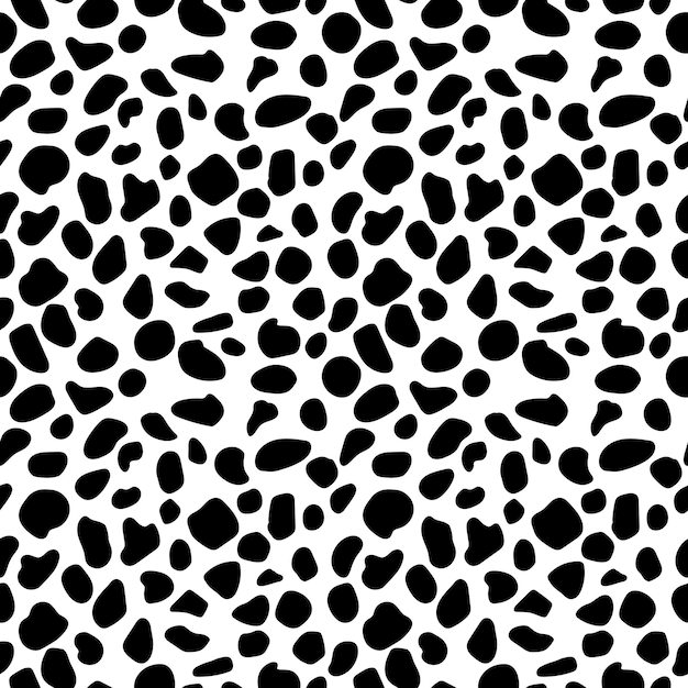 Vector vector illustration pattern black spots animalism