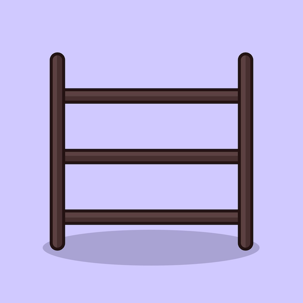 Vector illustration of premium shoe rack and sandals