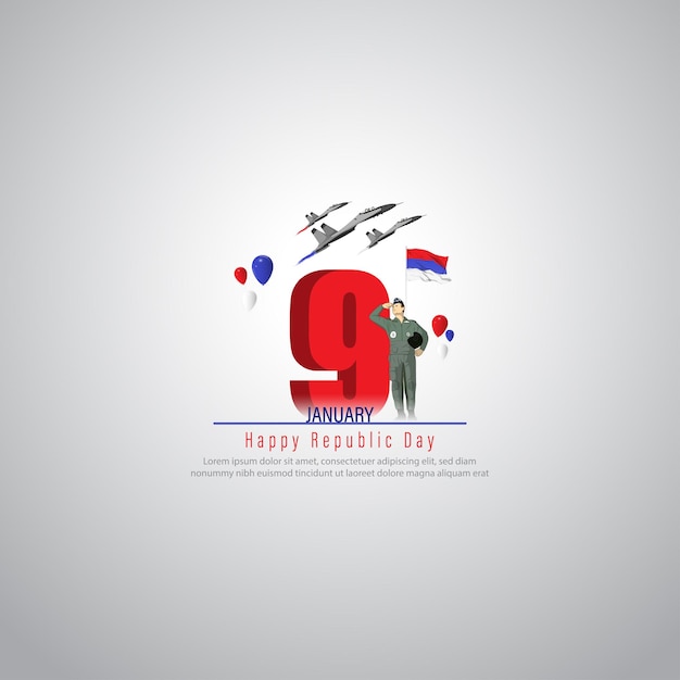 Vector illustration of Republika Srpska Republic day