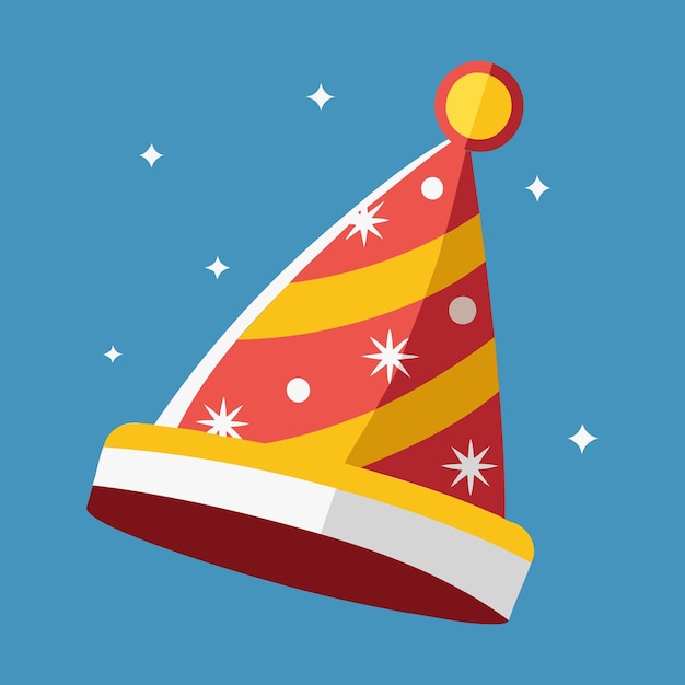 Vector vector illustration of santa claus hat