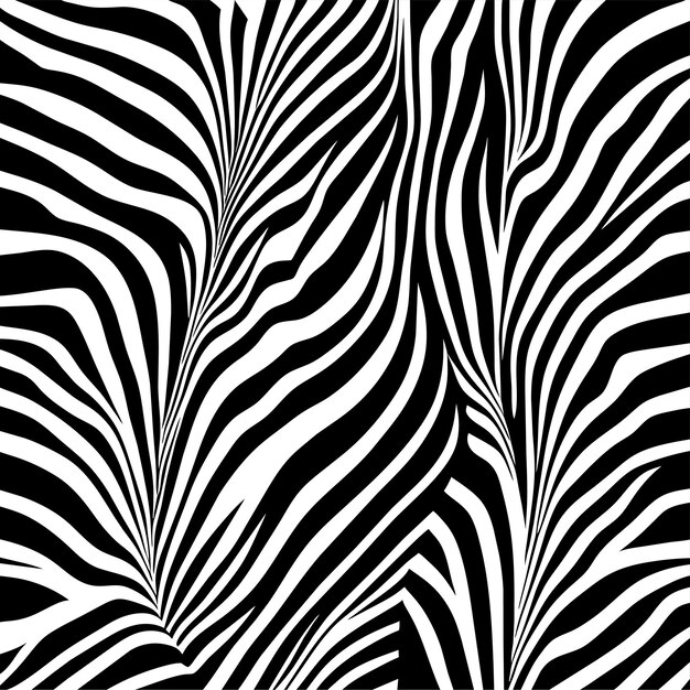 Vector illustration of seamless zebra pattern