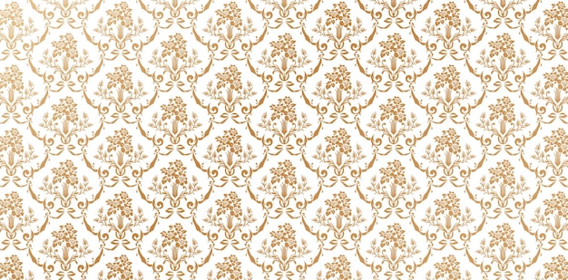 vector illustration Seamlessly damask wallpaper pattern luxurious backgrounds elements