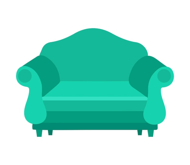 Vector illustration of sofa