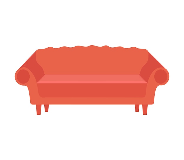 Vector illustration of sofa