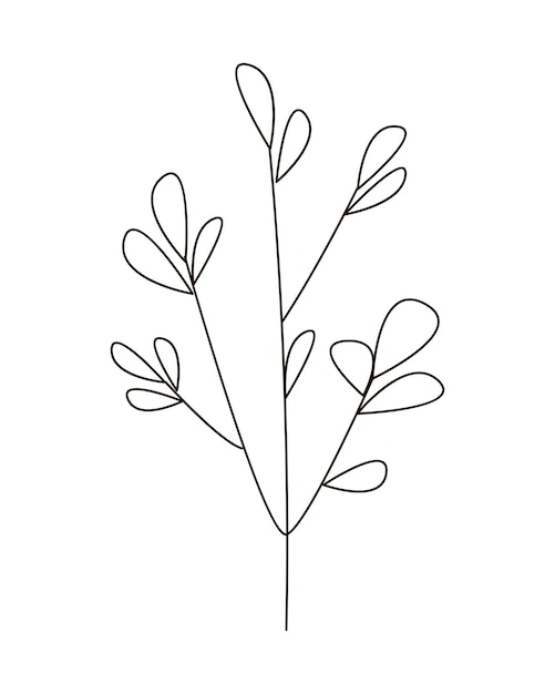 Vector illustration of Sprig