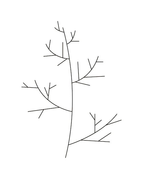 Vector illustration of Sprig