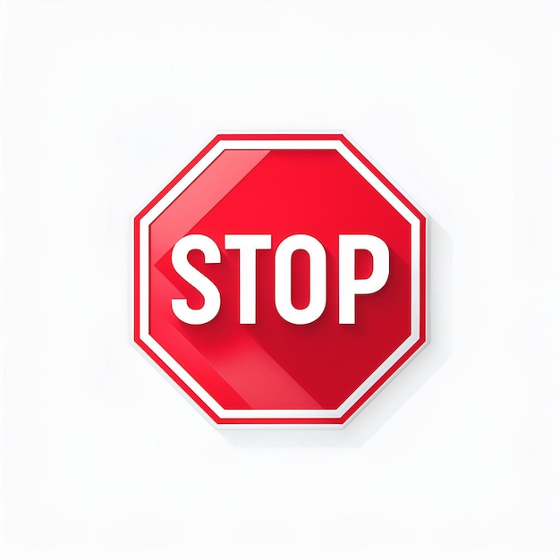 Vector Illustration of Stop Sign