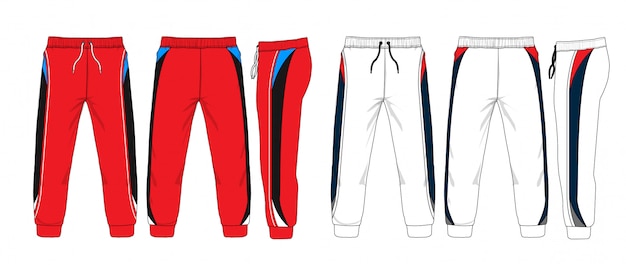 Vector illustration of Sweatpants.