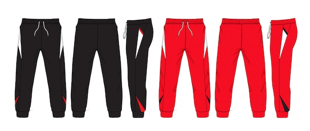 Vector illustration of Sweatpants.