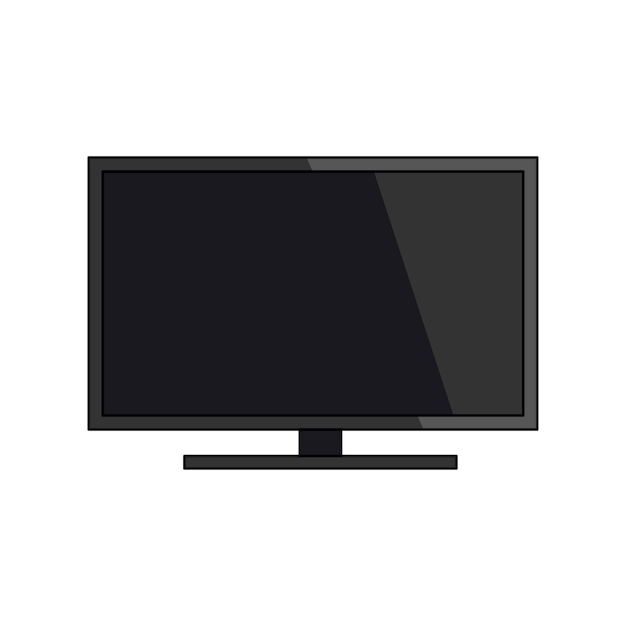 Vector illustration of Television