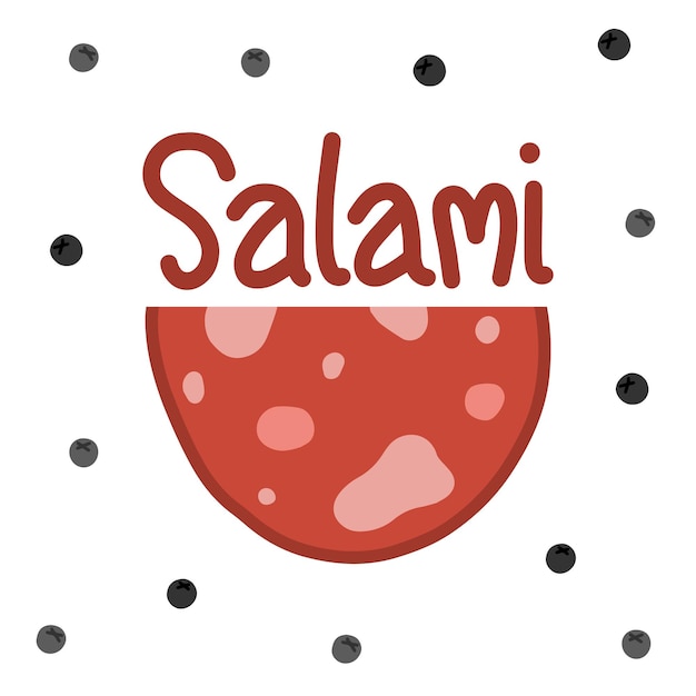 Vector illustration on the theme of National Salami Day on September 7