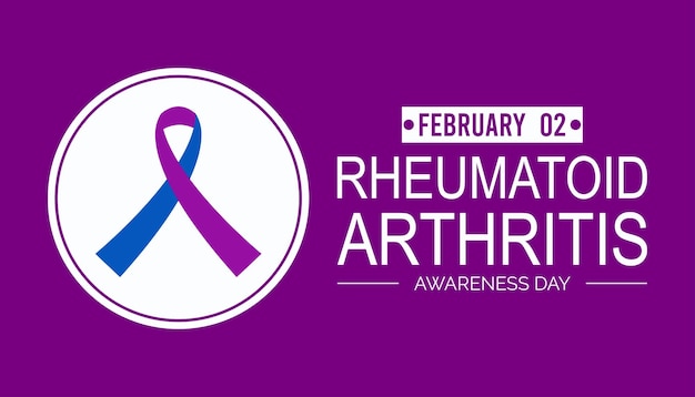 Vector illustration on the theme of Rheumatoid Arthritis Awareness Day observed each year