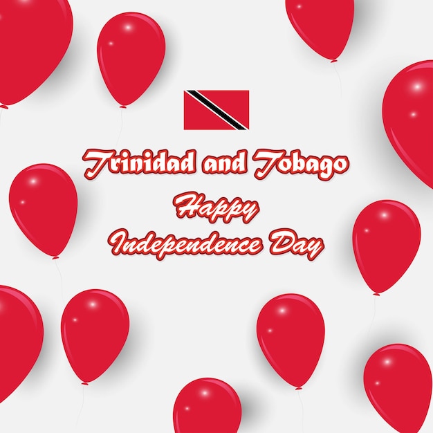 Vector illustration for Trinidad and Tobago Independence Day