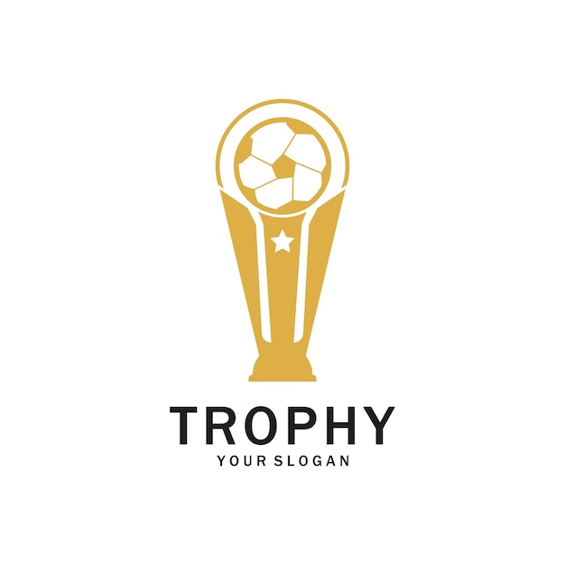 Vector vector illustration trophy logo template