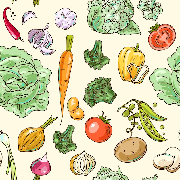 Vector illustration vegetables