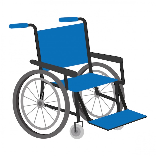 Vector Illustration Of Wheel Chair