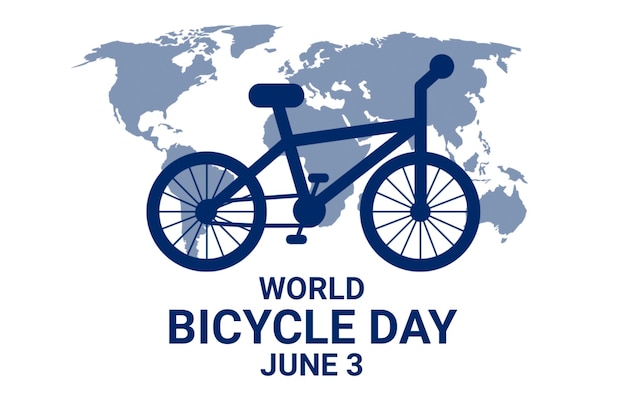 Vector illustration World Bicycle Day