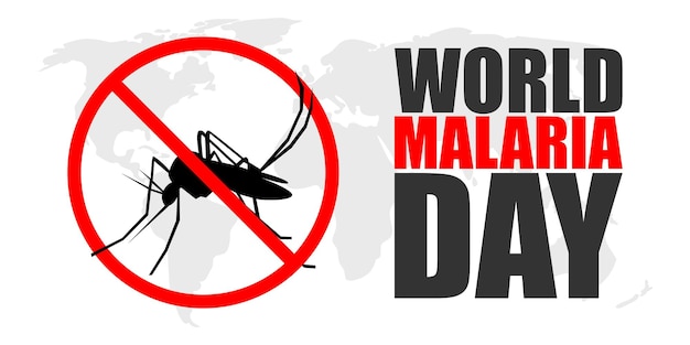 Vector illustration for world malaria day