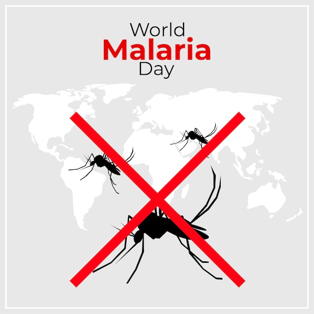 Vector illustration for world malaria day