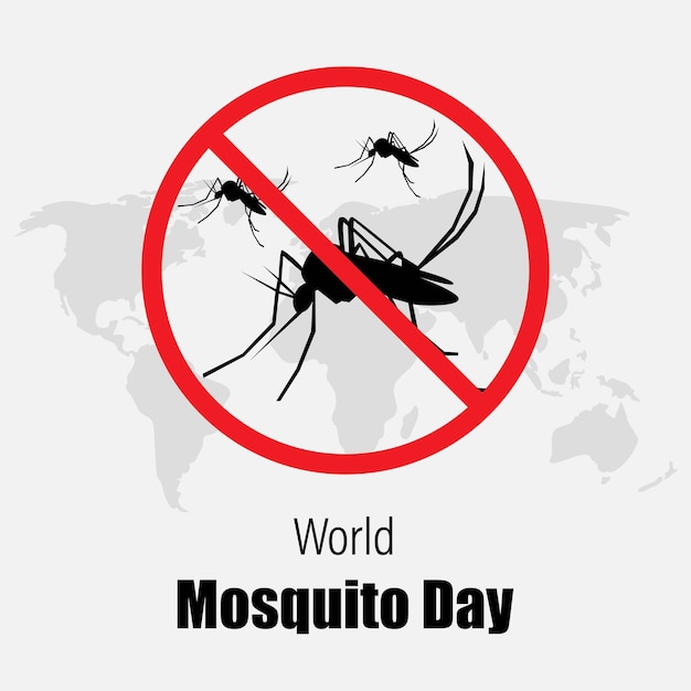 Vector illustration for World Mosquito Day