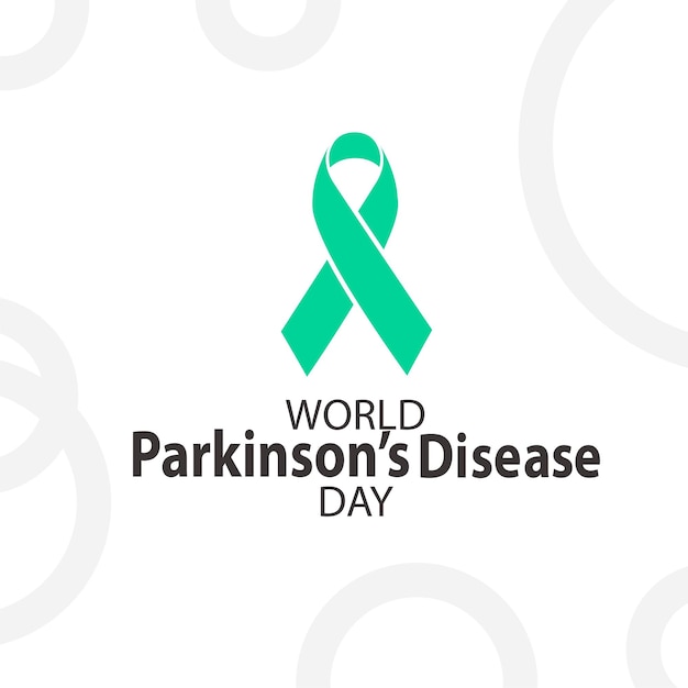 Vector illustration of World Parkinson's disease Day observed on 11th April Holiday concept Template for background banner card