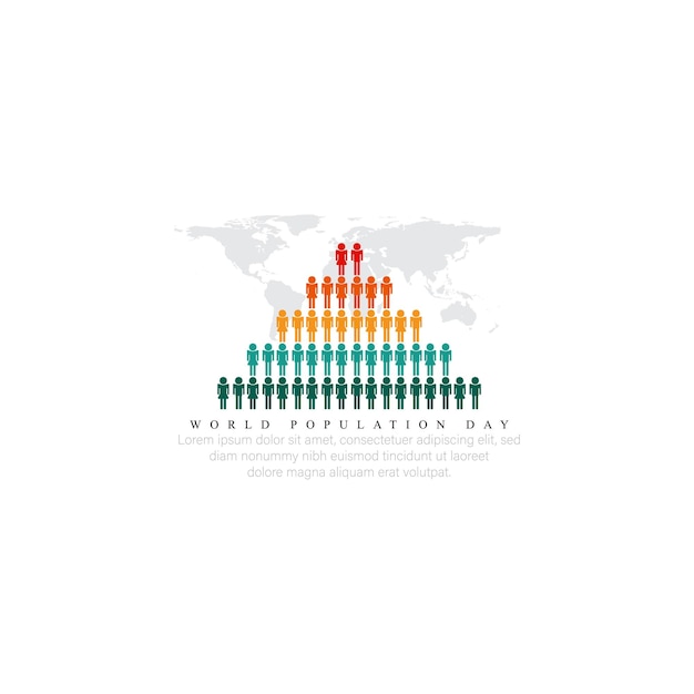 VECTOR ILLUSTRATION OF WORLD POPULATION DAY