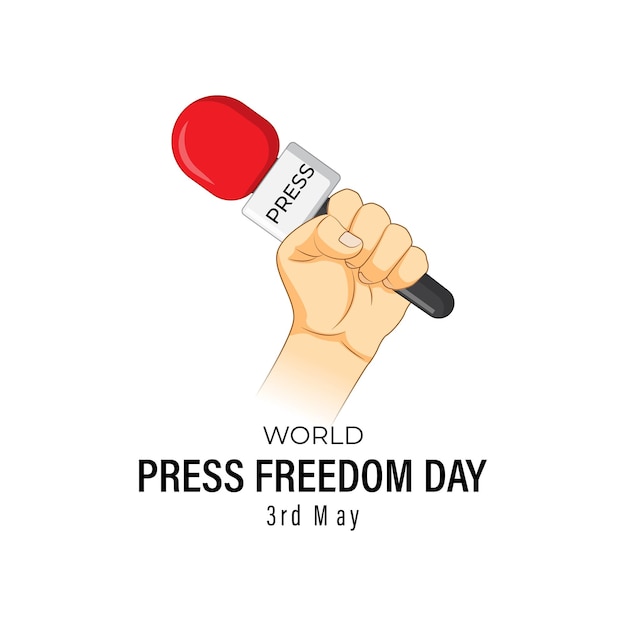 Vector illustration for World Press Freedom Day