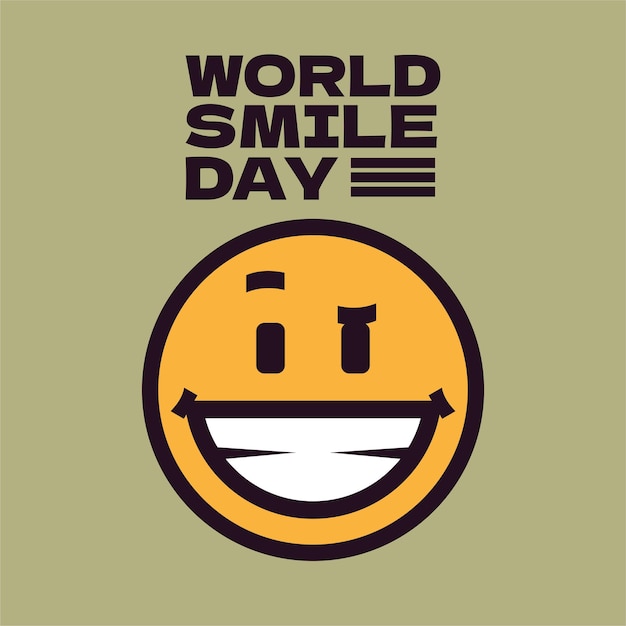 Vector Illustration World Smile Day